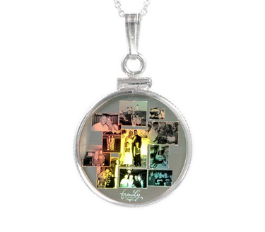 Personalized Coin Pendant Sterling Silver